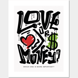 LOVE OR MONEY Posters and Art